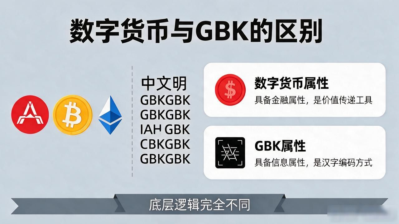 GBK是数字货币么？和比特币没关系，它只是汉字编码方式