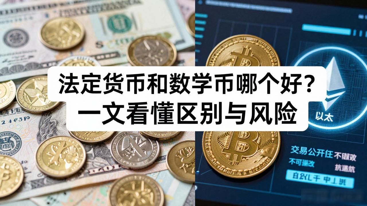 法定货币和数字货币哪个好？一文看懂区别与风险