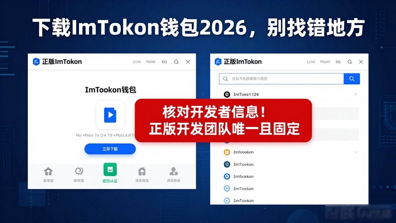 下载ImToken钱包2026，别找错地方