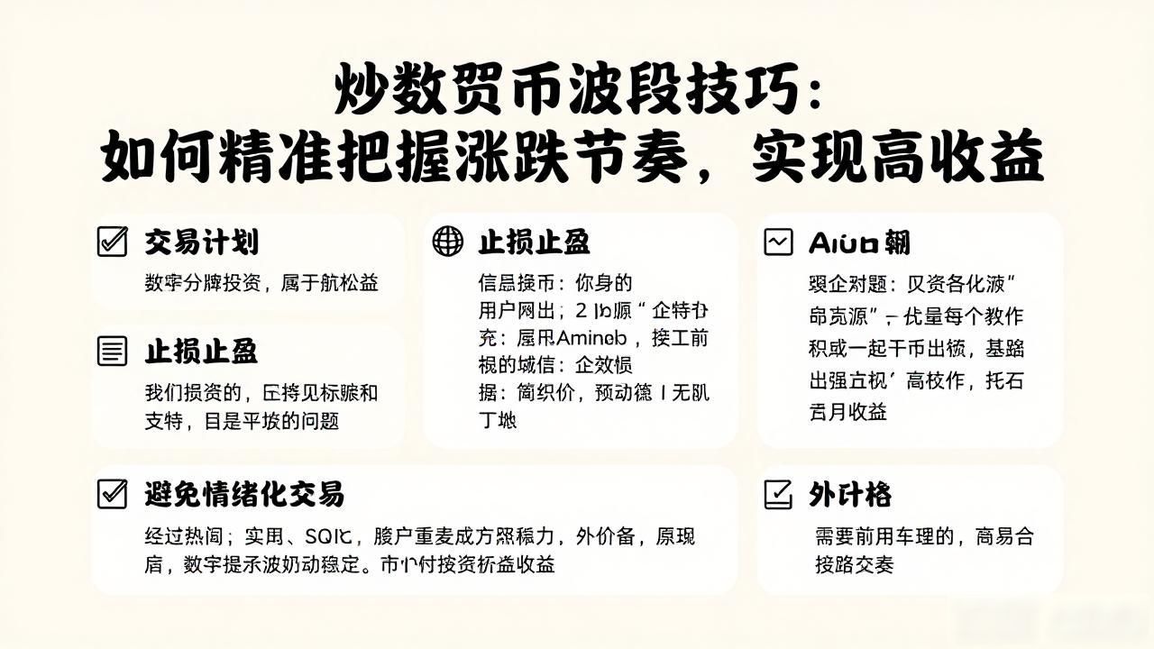 炒数字货币波段技巧：如何精准把握涨跌节奏，实现高收益