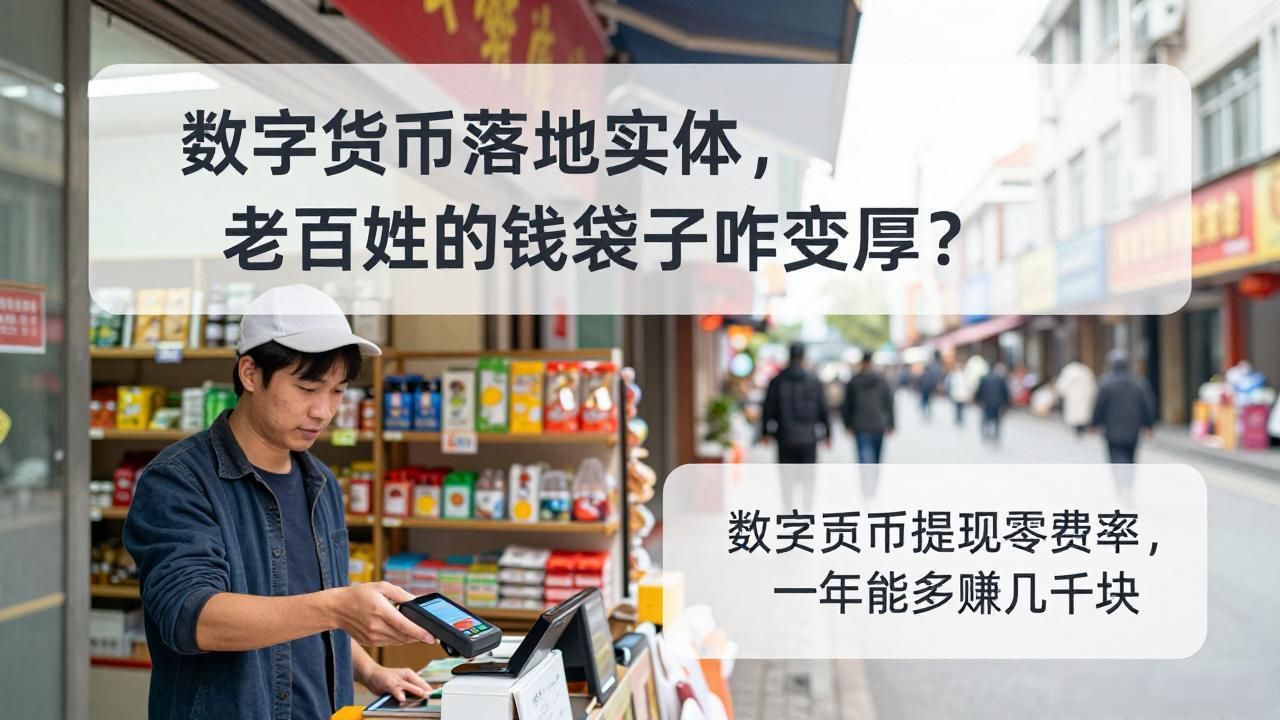 数字货币落地实体，老百姓的钱袋子咋变厚？