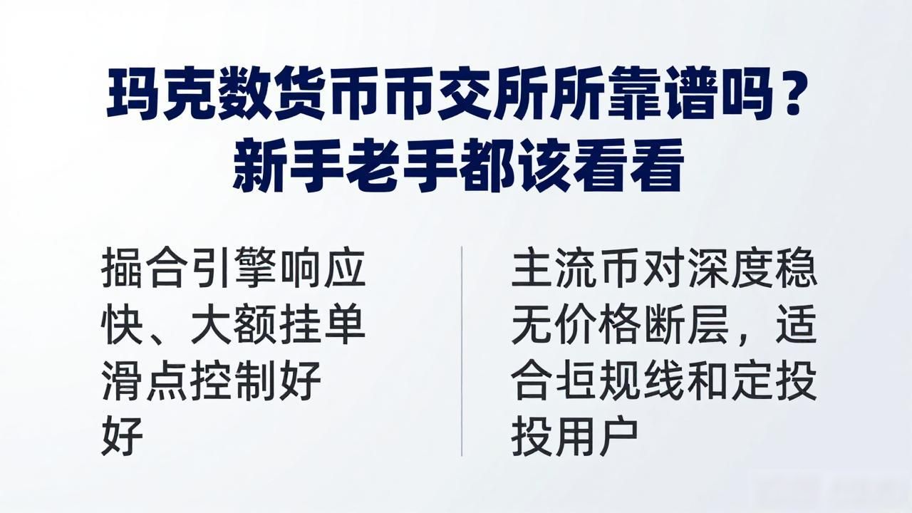 玛克数字货币交易所靠谱吗？新手老手都该看看