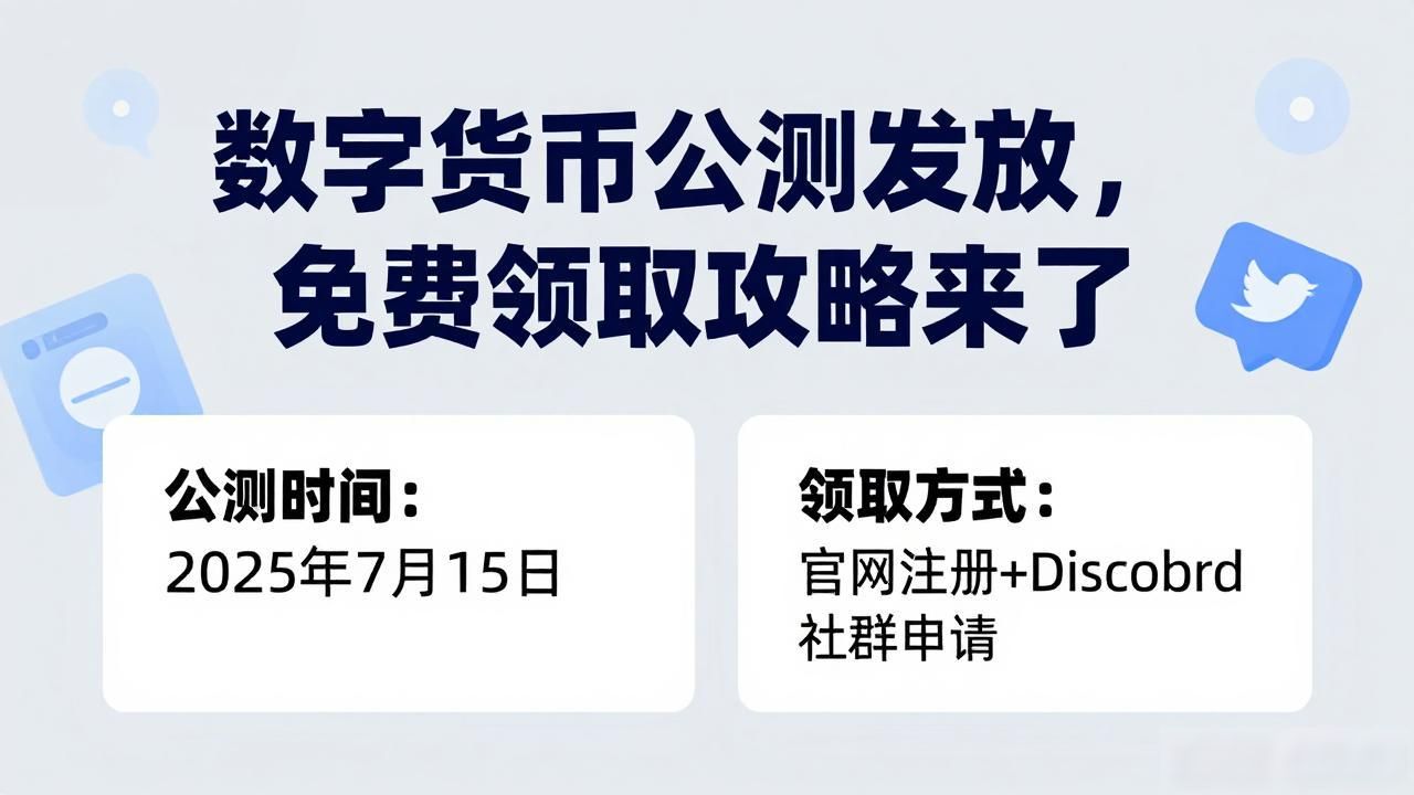 数字货币公测发放，免费领取攻略来了