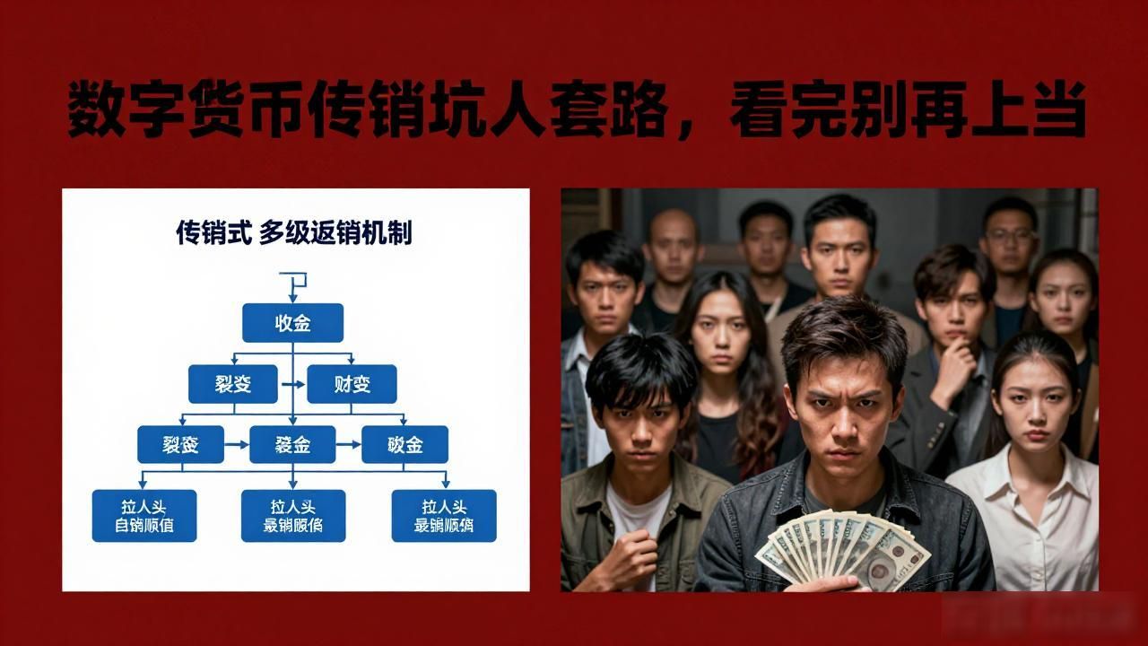 数字货币传销坑人套路，看完别再上当
