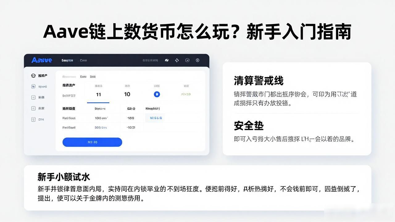 Aave链上数字货币怎么玩？新手入门指南