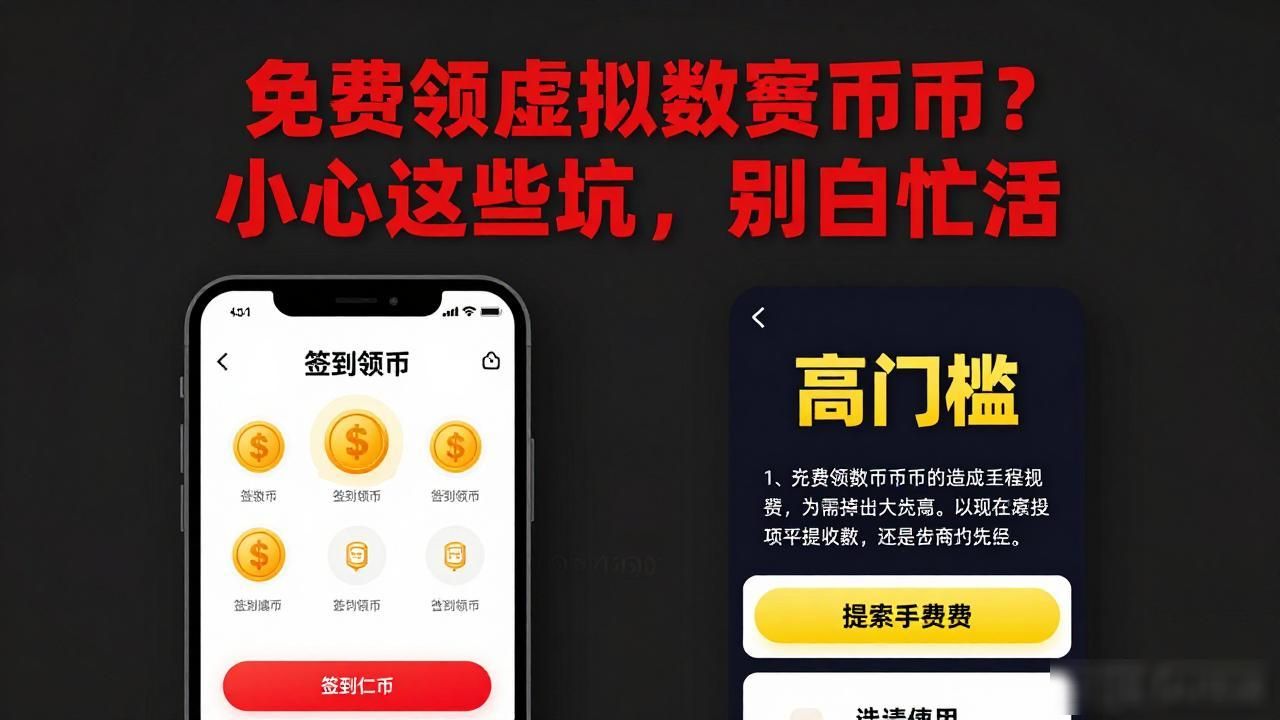 免费领虚拟数字货币？小心这些坑，别白忙活