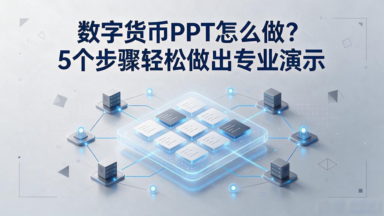 数字货币PPT怎么做？5个步骤轻松做出专业演示