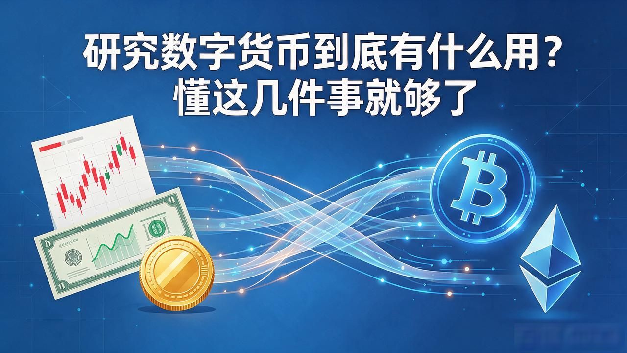 研究数字货币到底有什么用？懂这几件事就够了
