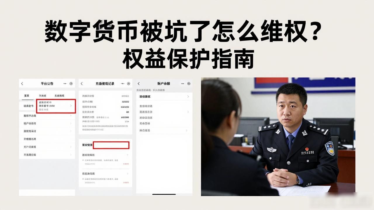 数字货币被坑了怎么维权?权益保护指南