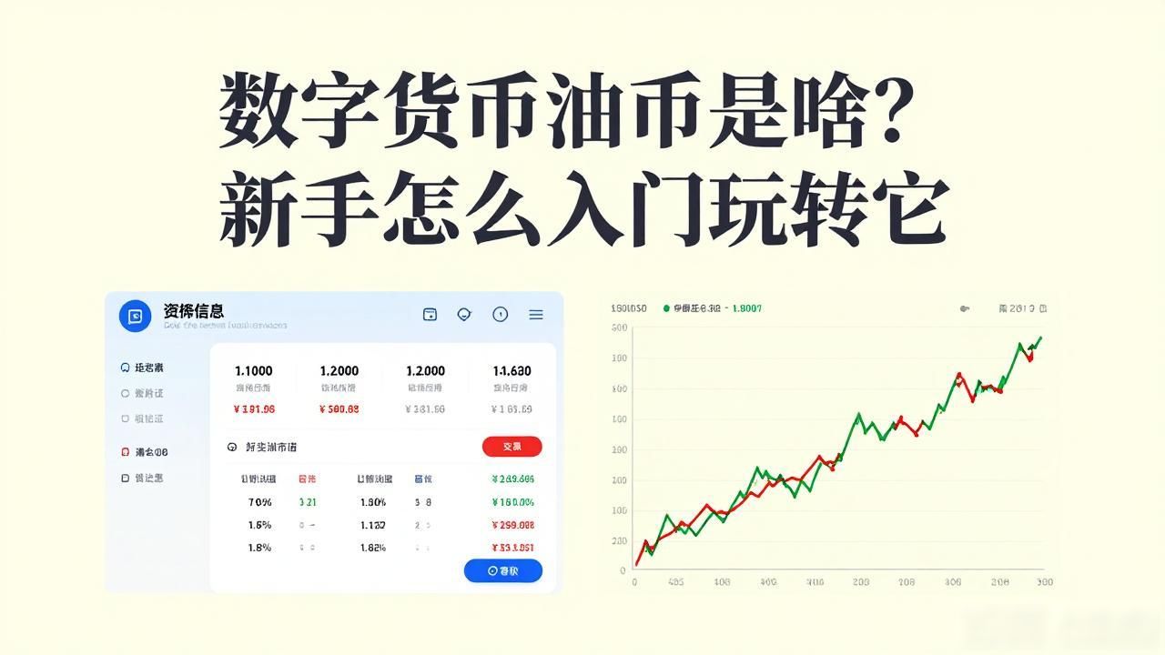 数字货币油币是啥?新手怎么入门玩转它