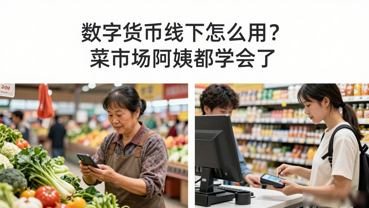 数字货币线下怎么用？菜市场阿姨都学会了