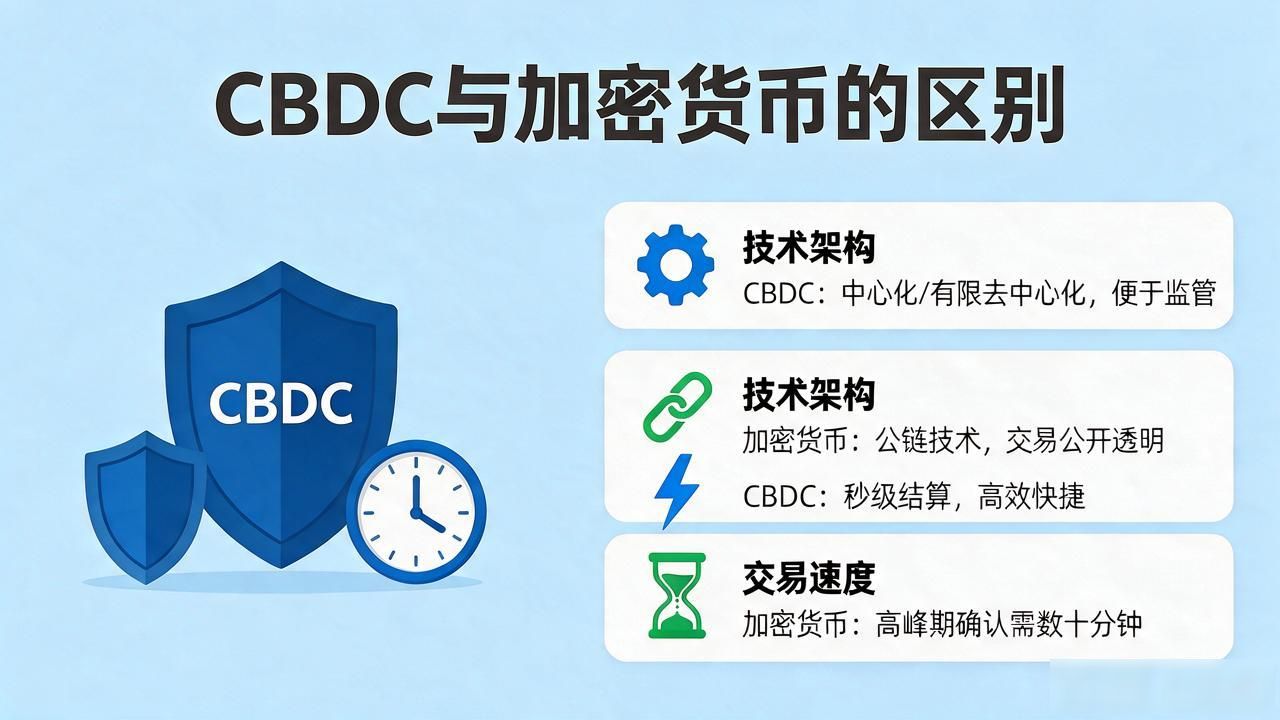 CBDC与普通数字货币有什么区别？一文讲清楚
