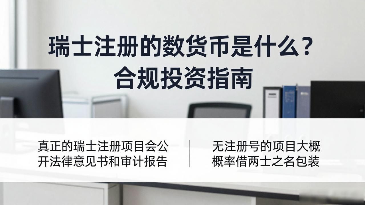 瑞士注册的数字货币是什么？合规投资指南