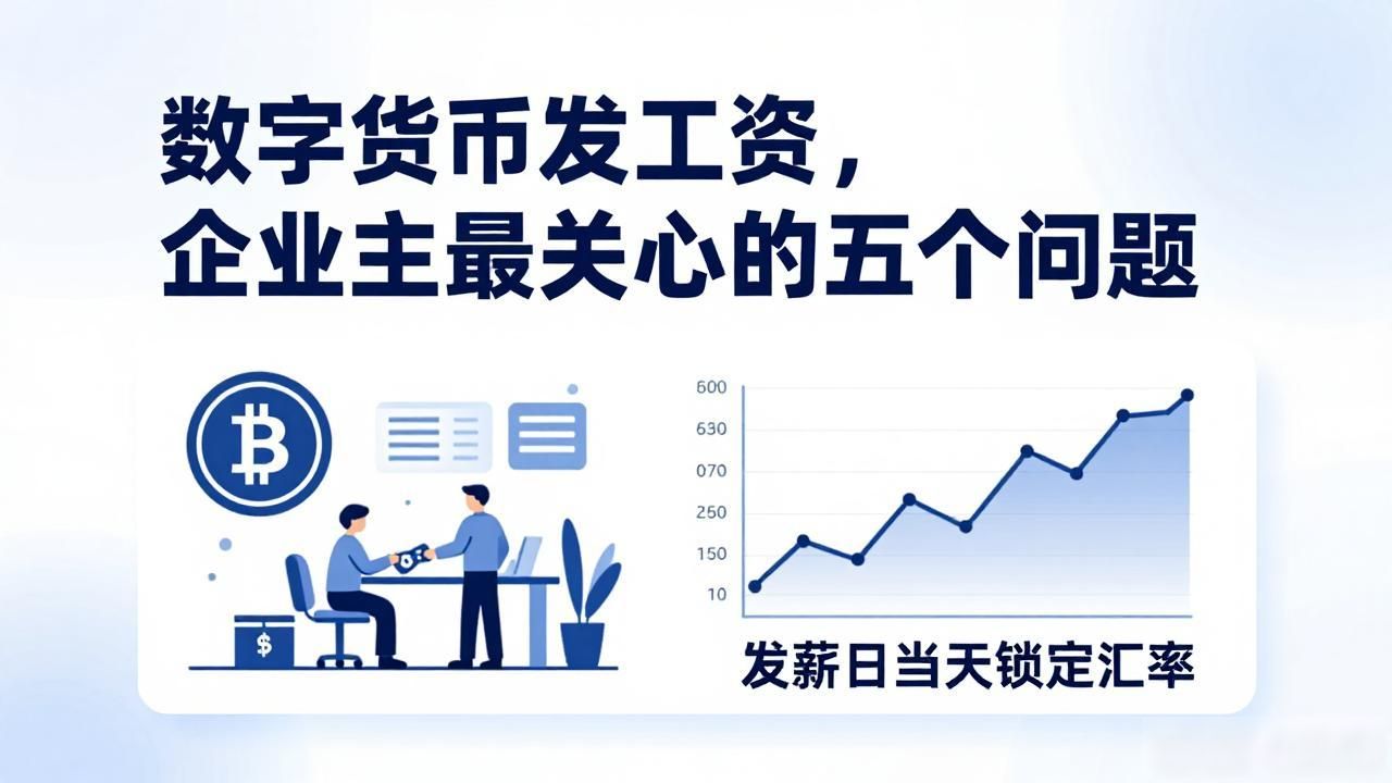 数字货币发工资，企业主最关心的五个问题