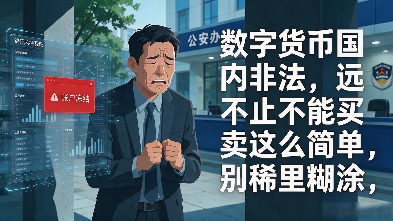 说数字货币国内非法，远不止"不能买卖"这么简单，别稀里糊涂
