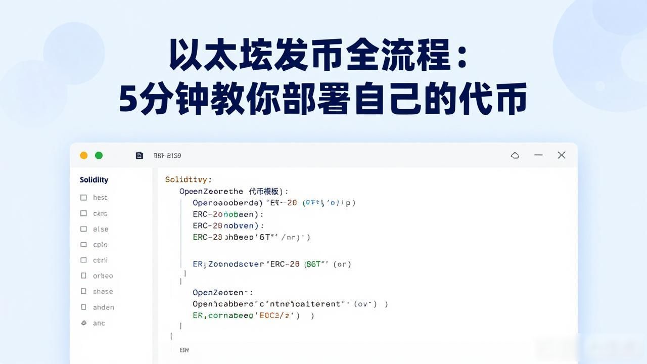 以太坊发币全流程:5分钟教你部署自己的代币