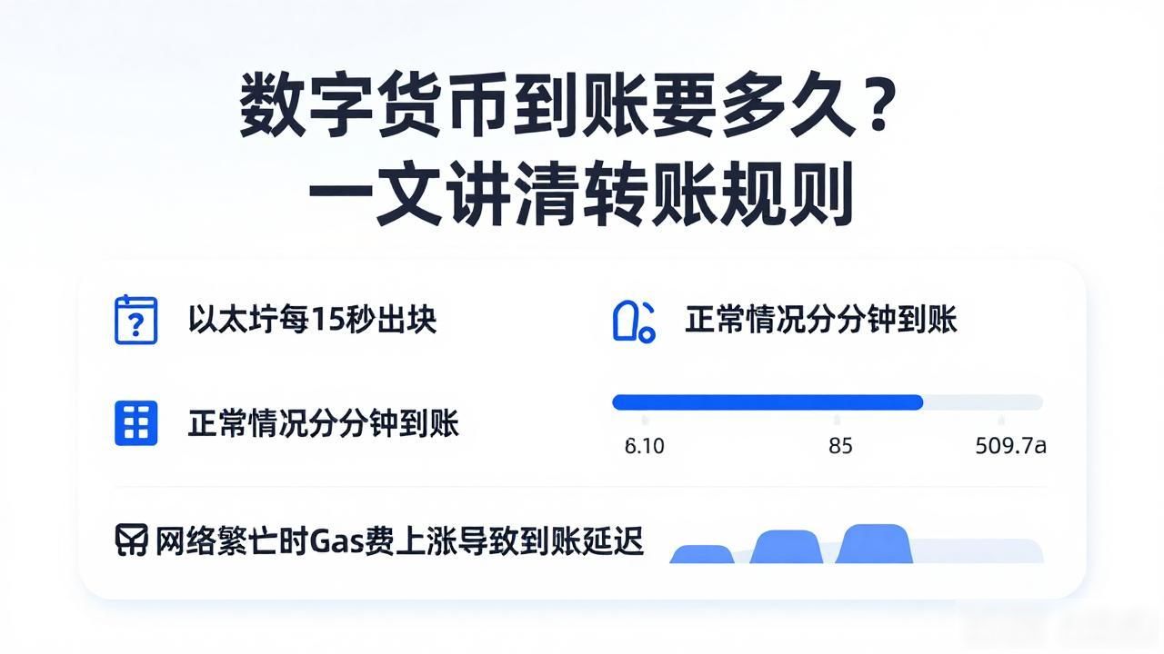 数字货币到账要多久？一文讲清转账规则