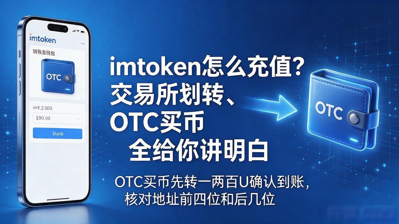 imtoken怎么充值？交易所划转、OTC买币全给你讲明白