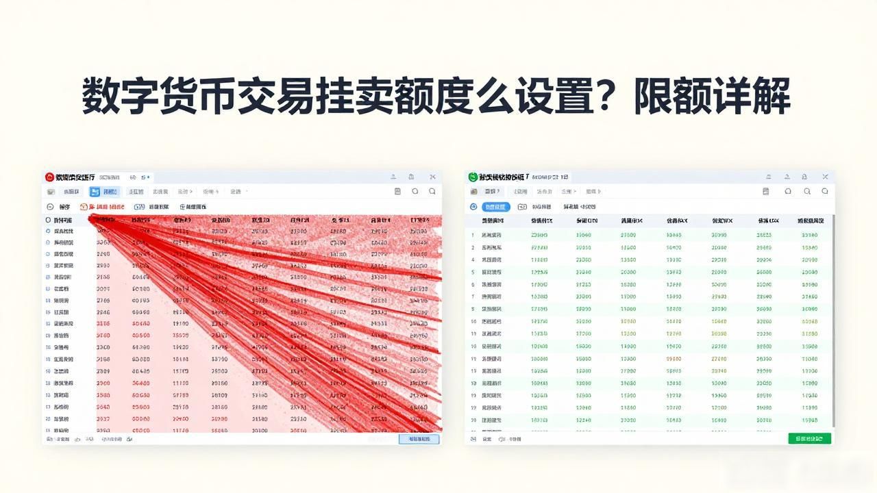 数字货币交易挂卖额度怎么设置?限额详解