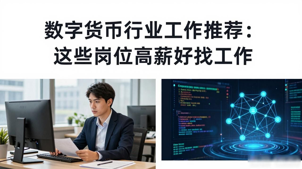 数字货币行业工作推荐：这些岗位高薪好找工作