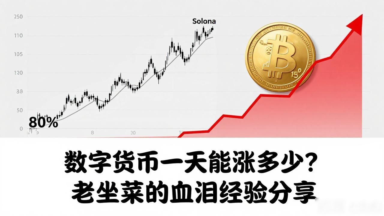 数字货币一天能涨多少？老韭菜的血泪经验分享