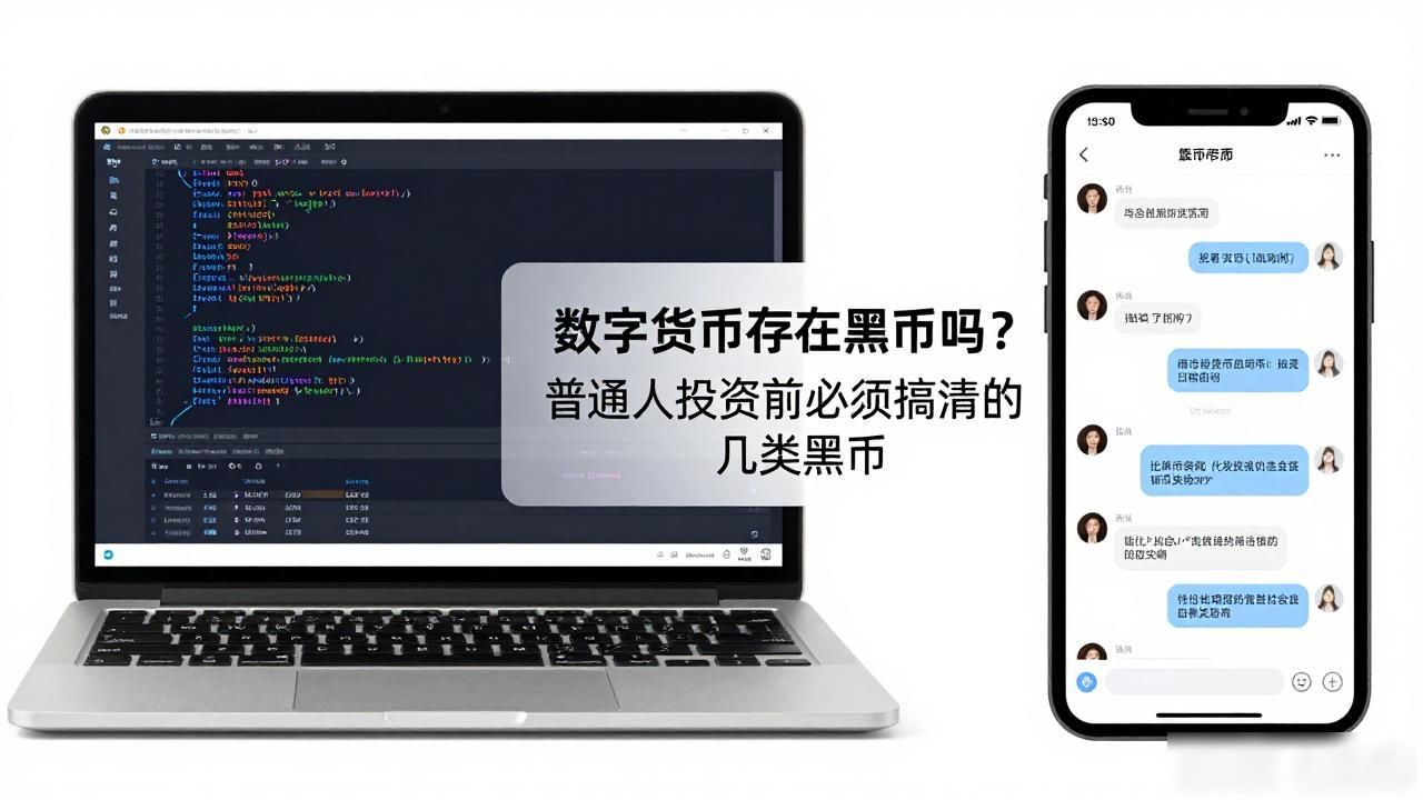 数字货币存在黑币吗?普通人投资前必须搞清的几类"黑币"