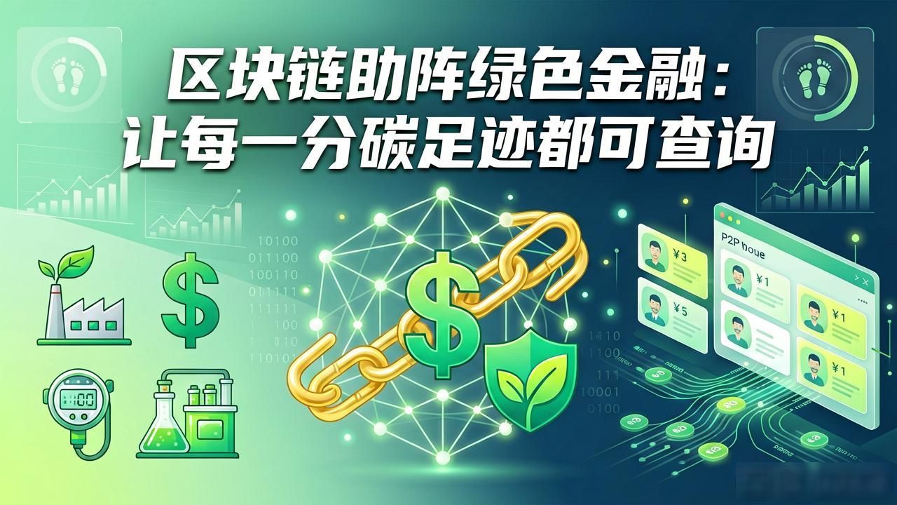 区块链助阵绿色金融：让每一分碳足迹都可查询