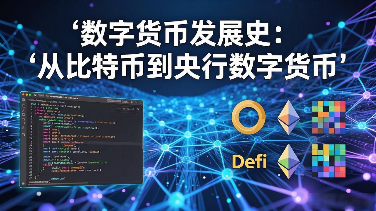 数字货币发展史：从比特币到央行数字货币