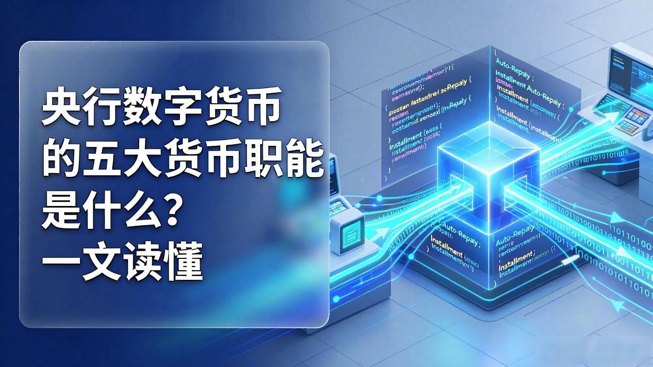央行数字货币的五大货币职能是什么？一文读懂