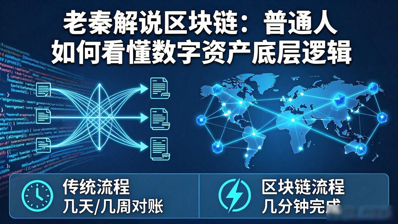 老秦解说区块链：普通人如何看懂数字资产底层逻辑