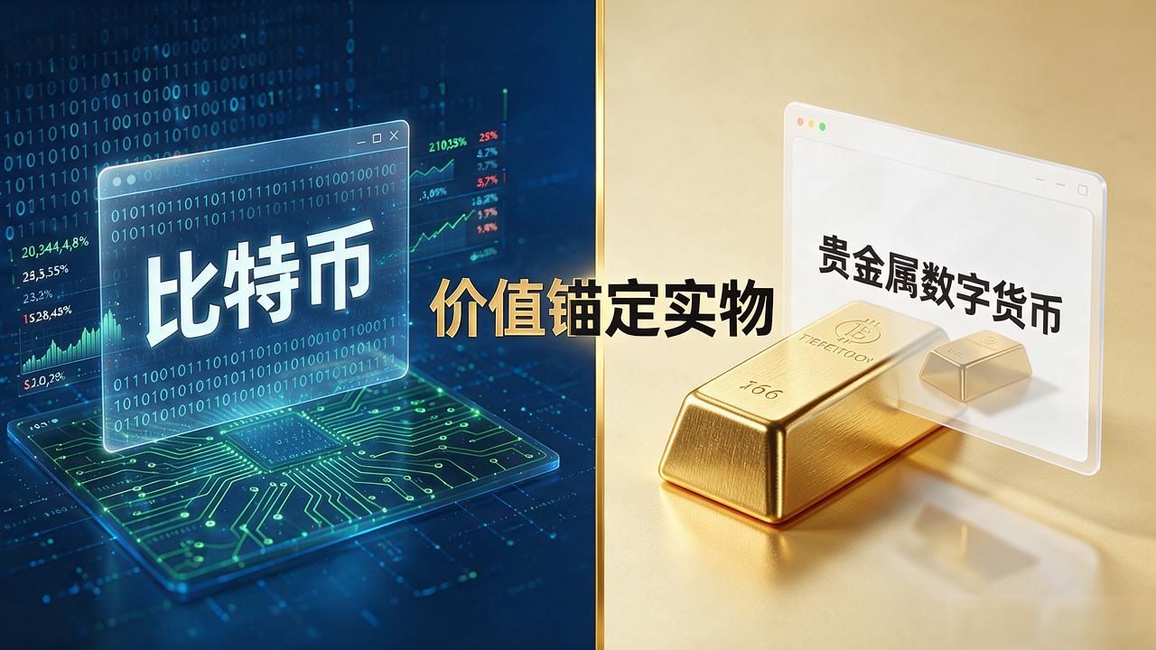 贵金属数字货币靠谱吗？跟实体金条、比特币比到底有啥区别
