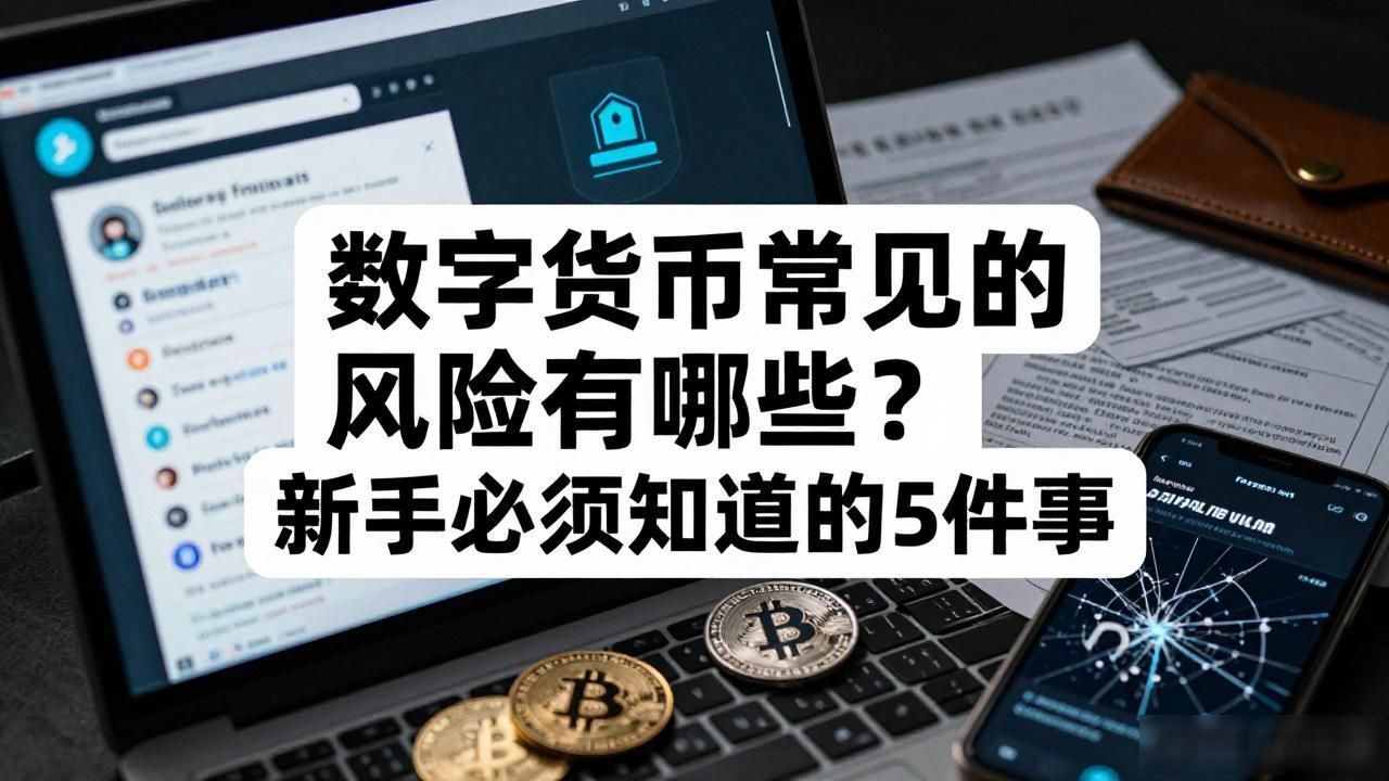 数字货币常见的风险有哪些?新手必须知道的5件事