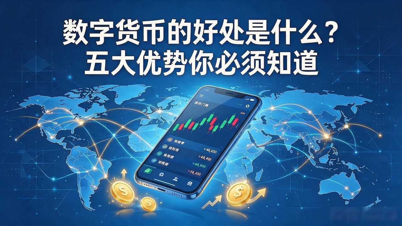 数字货币的好处是什么？五大优势你必须知道