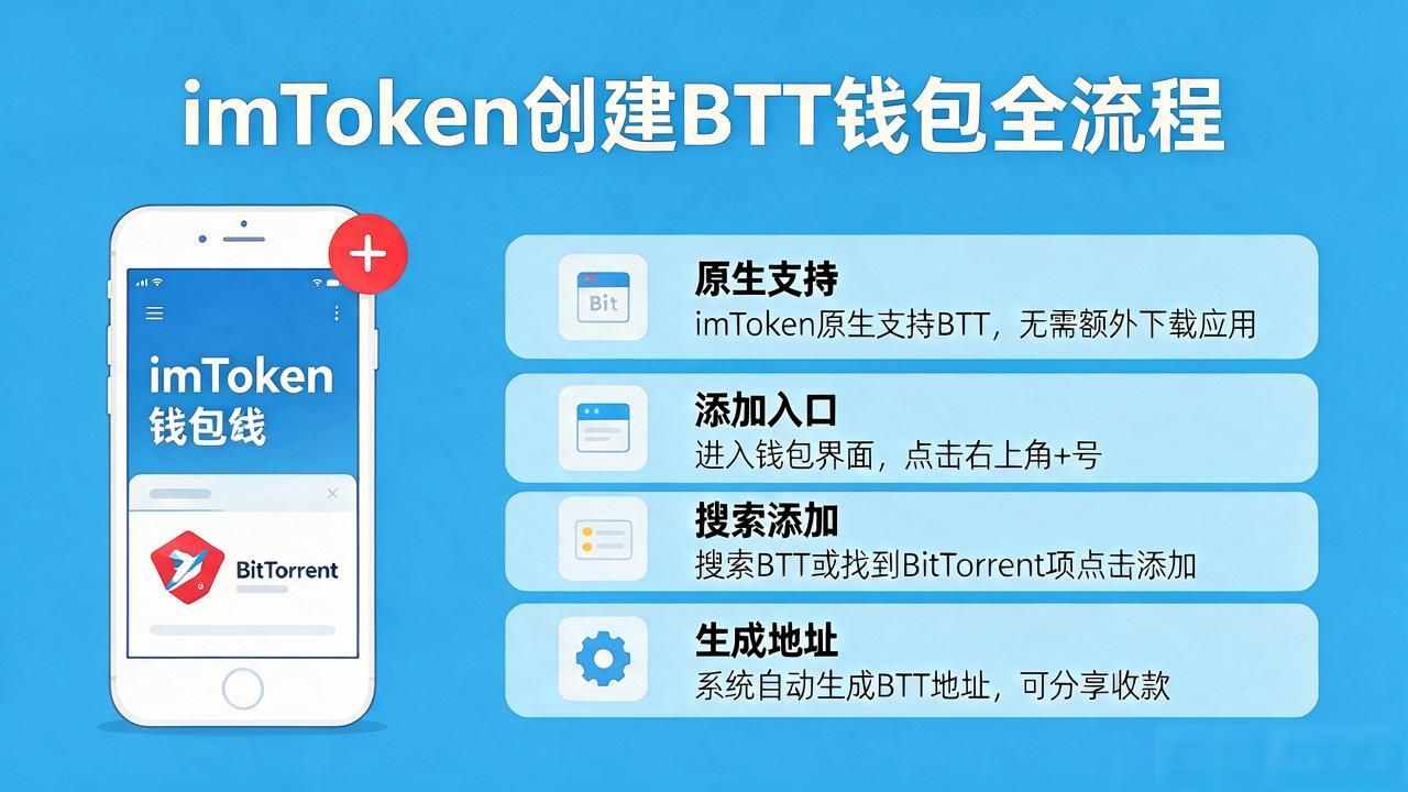 imtoken里怎么创建BTT钱包？一篇看懂全流程