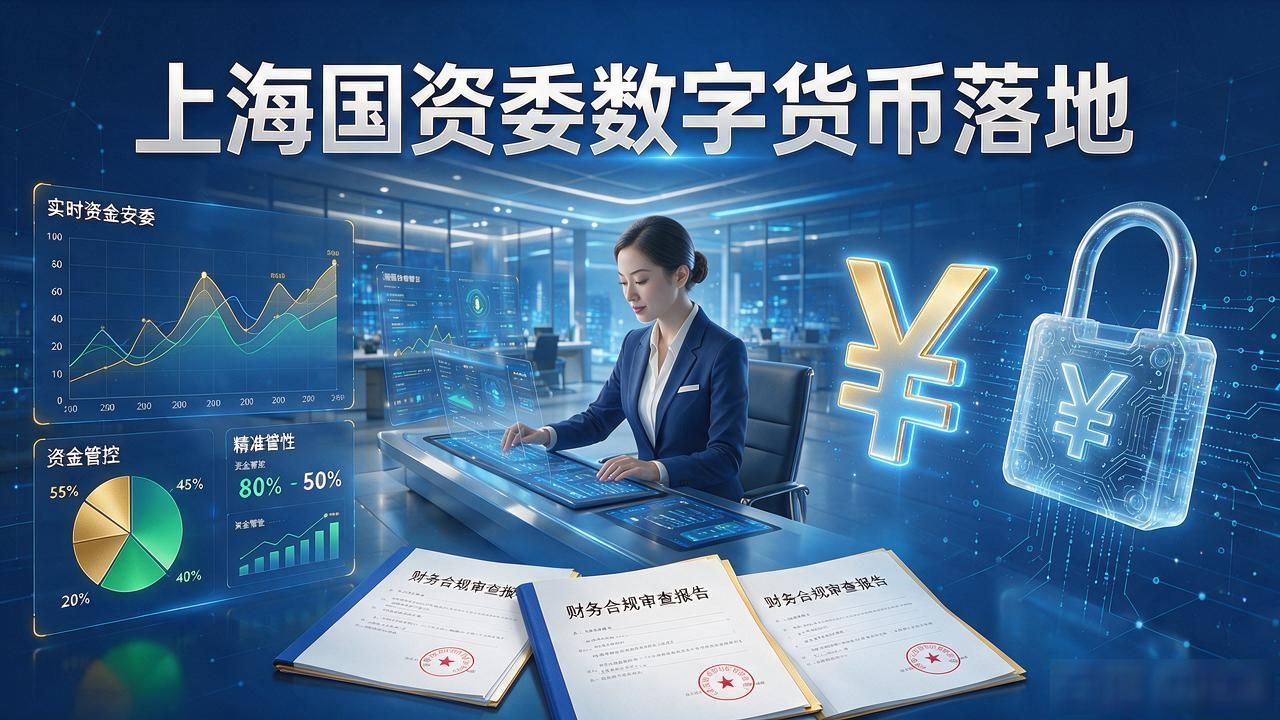上海国资委数字货币落地 国企财务合规和资金管控要抓哪些关键点
