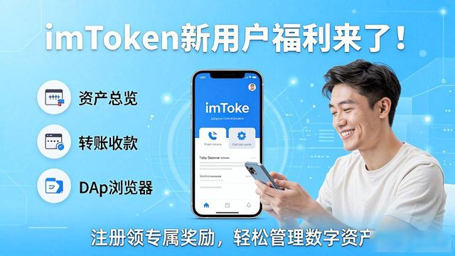 imToken新用户福利来了！注册领专属奖励，轻松管理数字资产
