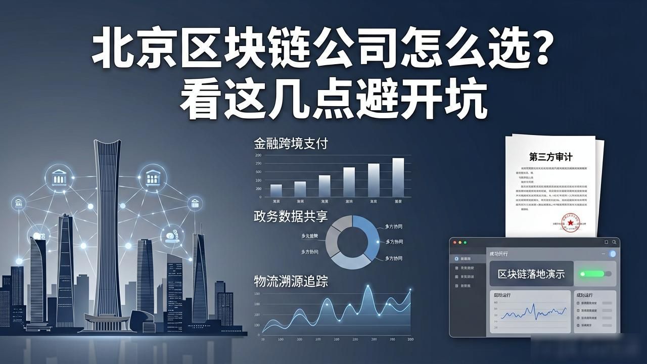 北京区块链公司怎么选？看这几点避开坑