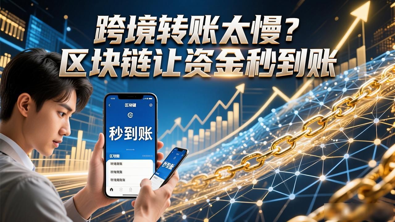 跨境转账太慢？区块链让资金秒到账