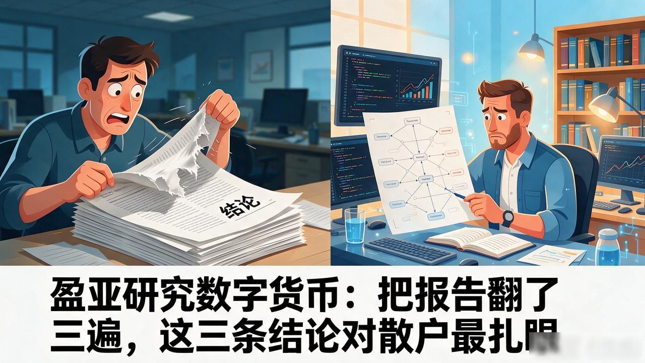 盈亚研究数字货币：把报告翻了三遍，这三条结论对散户最扎眼