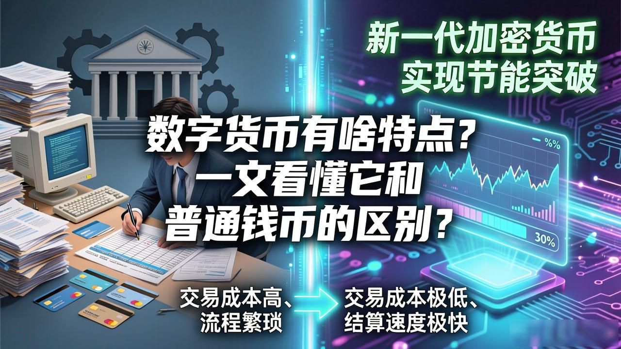 数字货币有啥特点？一文看懂它和普通钱币的区别