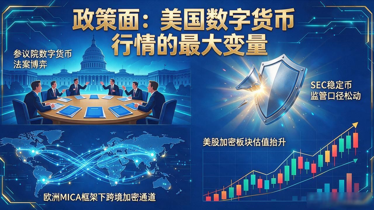 美国数字货币行情怎么看？近期走势、政策风向与关键信号梳理