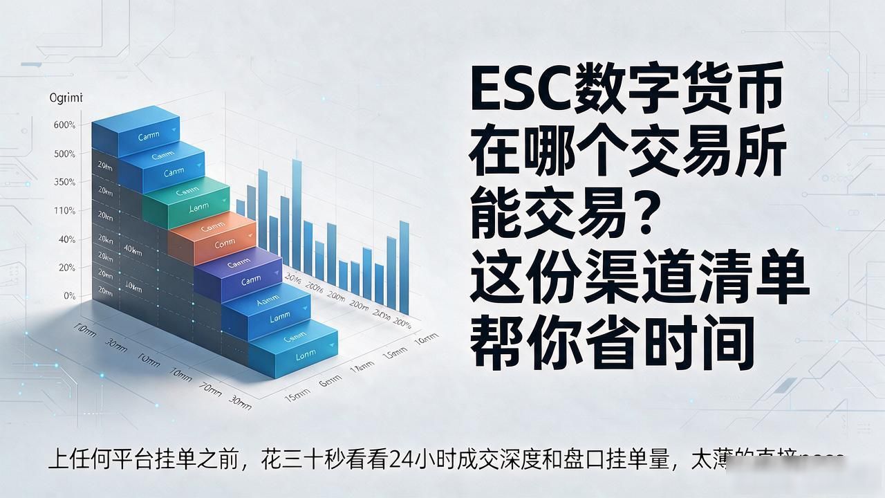 ESC数字货币在哪个交易所能交易？这份渠道清单帮你省时间