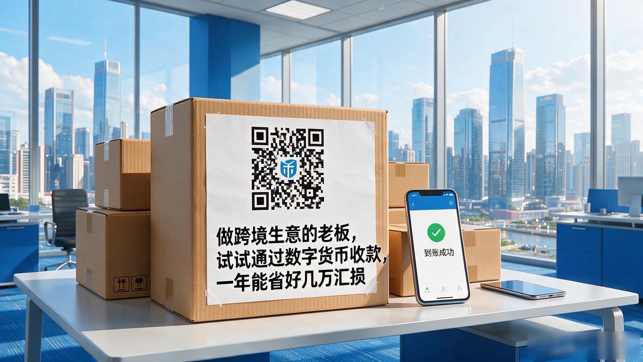 做跨境生意的老板，试试通过数字货币收款，一年能省好几万汇损