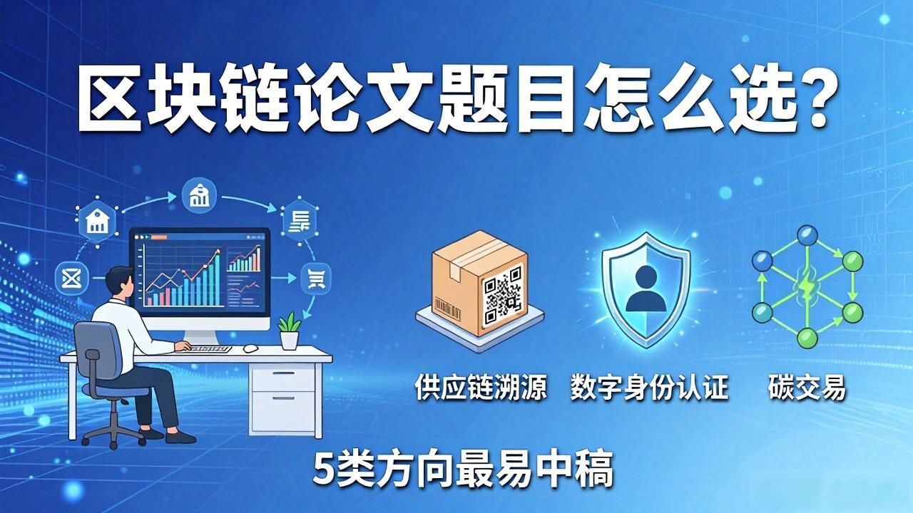 区块链论文题目怎么选？这5类方向最易中稿