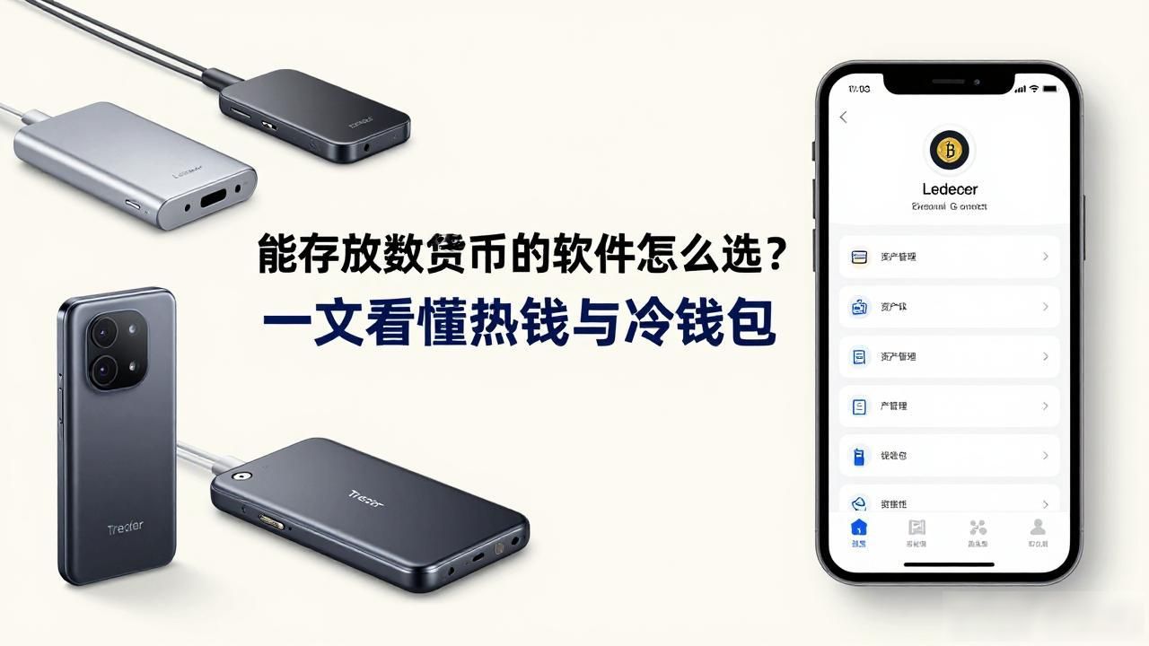 能存放数字货币的软件怎么选?一文看懂热钱包与冷钱包
