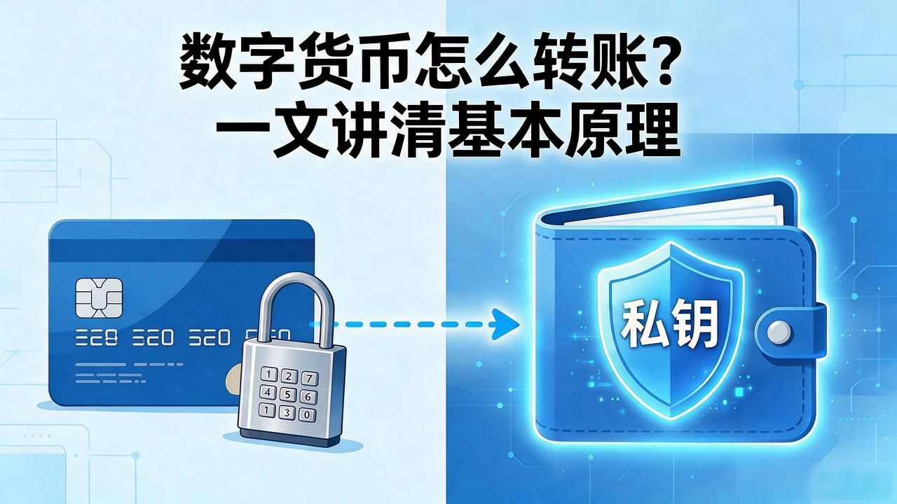 数字货币怎么转账？一文讲清基本原理