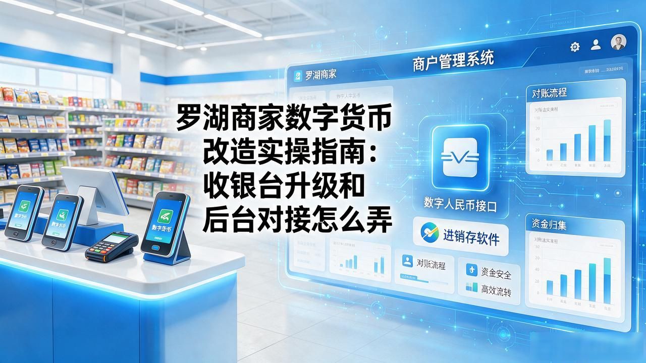 罗湖商家数字货币改造实操指南：收银台升级和后台对接怎么弄