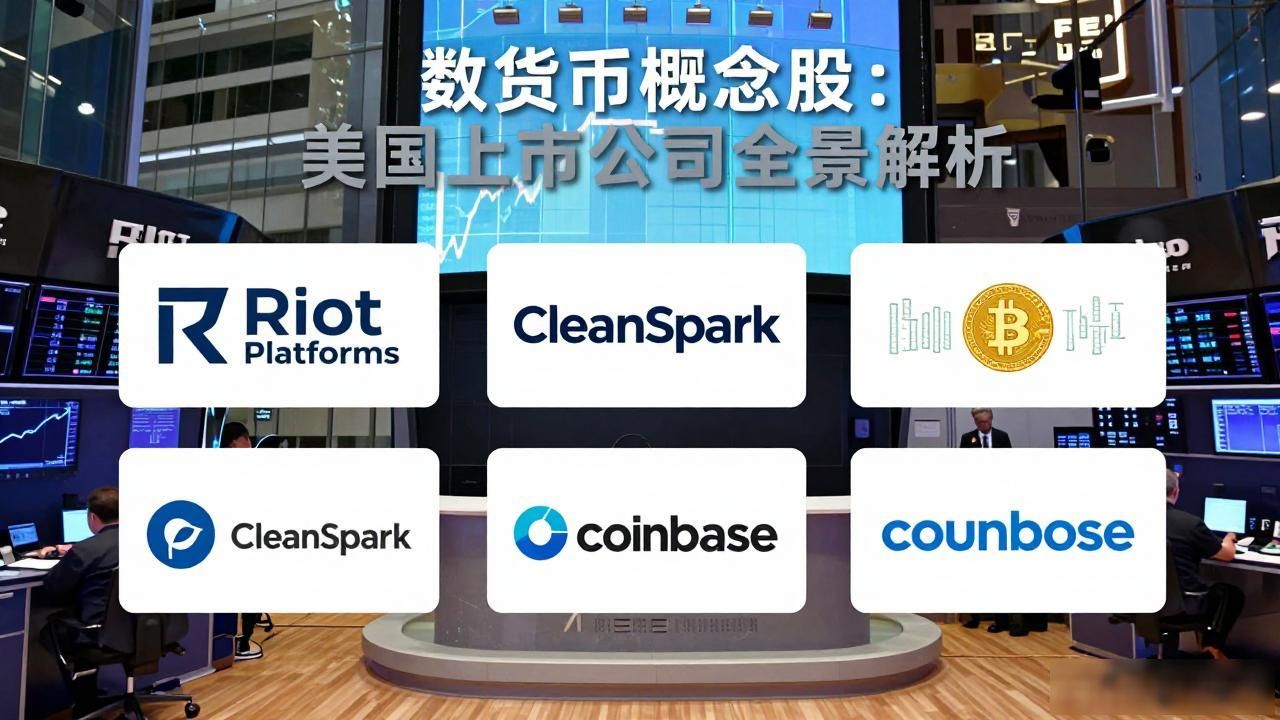 数字货币概念股：美国上市公司全景解析