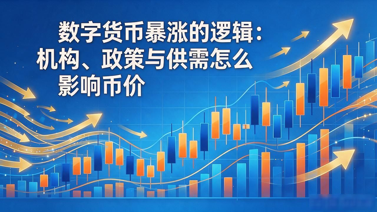 数字货币暴涨的逻辑：机构、政策与供需怎么影响币价