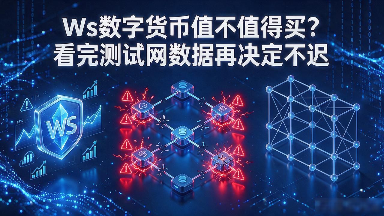 Ws数字货币值不值得买？看完测试网数据再决定不迟